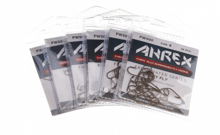 Ahrex Fw500 Dry Fly Traditional Hook Barbed #12 Trout Fly Tying Hooks